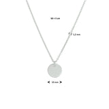 Engraving Necklace Round