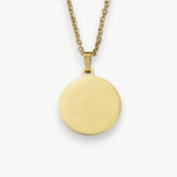 Engraving Necklace Tonda