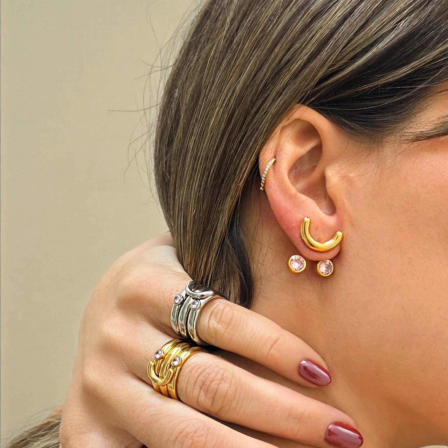 Due Volti  Oorbellen