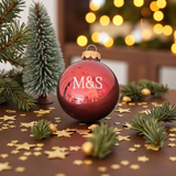Gepersonaliseerde kerstbal