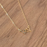 Interlocked Hartjes Ketting
