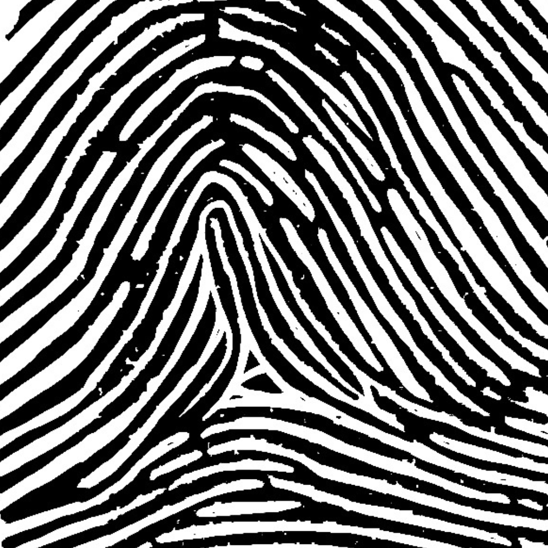 Textuurgravureprint (niet de gehele print komt op het juweel)
