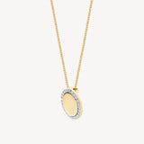 14kt Round Zirkonia Necklace