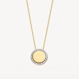 14kt Round Zirkonia Necklace