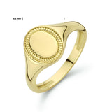 ZegelRing | 9 Karaat Goud