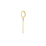 Ovale Hanger| 9 Karaat Goud