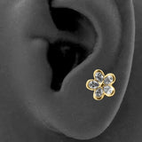 Fiore Piercing | 18 Karaats Goud