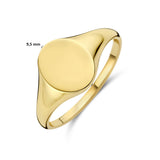 ZegelRing | 9 Karaat Goud