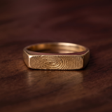 3D Imprint Zegel Ring Rechthoek
