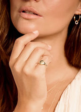 14kt zegelring