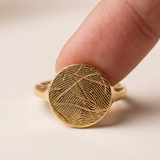 3D Imprint Signet Ring Circle