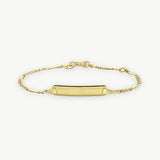 14kt Naamplaatje Armband