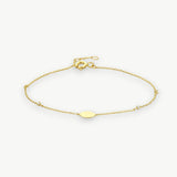 14kt Ronde Zirkonia Armband