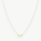 14kt Klein Naamplaatje Ketting
