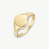 14kt zegelring